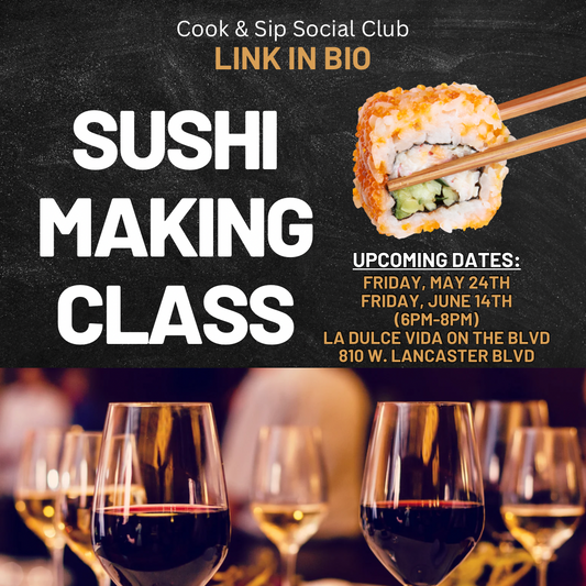 Sushi Making Class May 24th