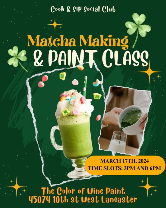 Matcha Making and Paint Class